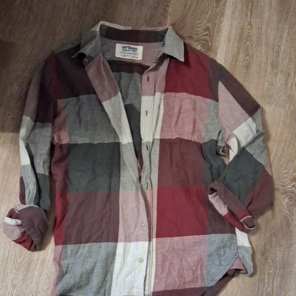 Urban Outfitters Multicolor Plaid Shirt